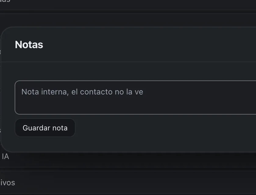 Pantalla «Bandeja de entrada». Señalado con el número 4: la caja de la nota.