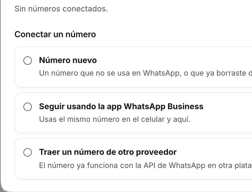 Ventana «WhatsApp». Señalado con el número 2: la opción de seguir usando la app.