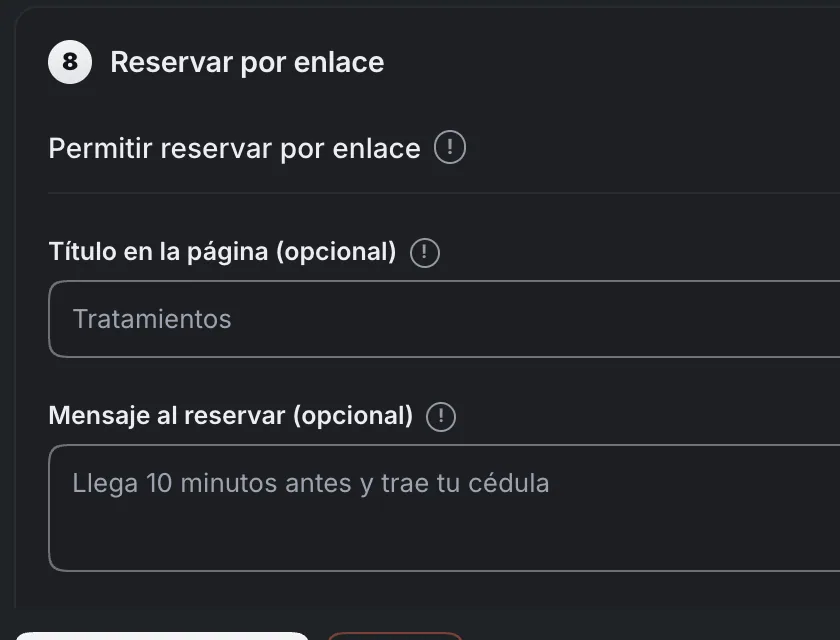 Pantalla «Herramientas». Señalado con el número 5: el título de la página.