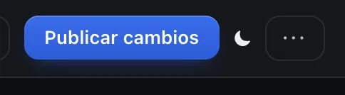 Pantalla «Editor de flujos». Señalado con el número 5: el menú del flujo.